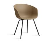 AAC 26 Chair Black Powder Coated Steel, clay