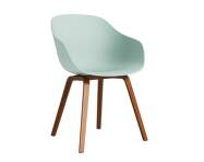 AAC 222 Chair Walnut Veneer, dusty mint