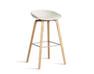 AAS 32 Bar Stool High Oak Veneer, melange cream