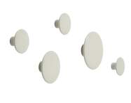 The Dots Wood Set of 5, off-white