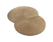 Zen Rug Rounded 134x190, dark beige