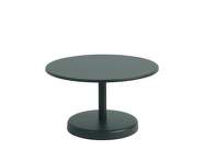 Linear Steel Coffee Table Ø70, dark green