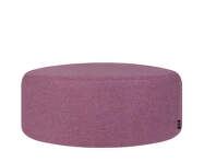 Folk Pouf Wide, lilac fluff