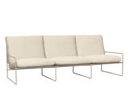 Desert 3-Seater, cashmere/off-white