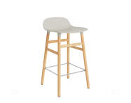 Form Bar Chair 65 cm Oak, light grey