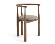 Bukowski Chair, walnut/Linara 342