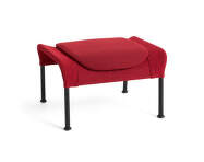 O2 Ottoman, red textile