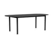 Annex Oblong Table 220x95, black oak/dark grey