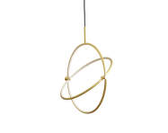 Maru Pendant Big, brass