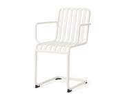 Palissade Cantilever Armchair, cream white