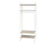 String Hallway L Shelving Set, beige