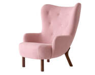 Petra VB3 Lounge Chair, walnut/Ecriture 0640