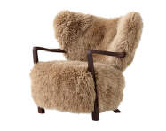 Wulff ATD2 Lounge Chair, walnut/sheepskin Honey