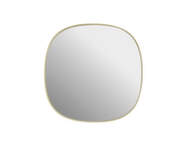 Framed Mirror 40 cm, light yellow/clear