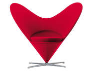 Heart Cone Chair, Tonus red