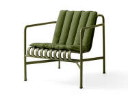 Palissade Lounge Chair Soft Quilted Cushion, olive