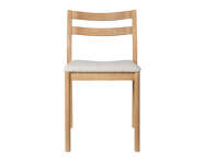 Boda Dining Chair Rugged Bouclé, natural oak/off-white