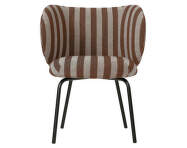 Rico Dining Chair, Louisiana sand / chocolate