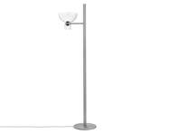 Nocturne Bowl F1 Floor Lamp, silver