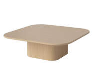 Eida Coffee Table 100x100 H32, white pigmented oiled oak