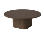 Eida Coffee Table Ø90 H32, dark oiled oak