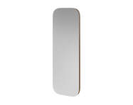 Vala Mirror Rectangular 120x40 cm, lacquered oak