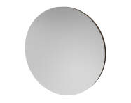 Vala Mirror Round Ø100 cm, dark lacquered oak