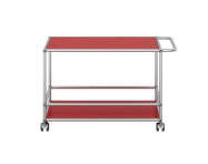 USM Haller Serving Trolley, ruby red