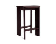 Chisel 30 Bar Stool H65, dark bordeaux lacquered beech