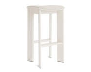 Chisel 30 Bar Stool H75, cream white lacquered beech / Mode 11