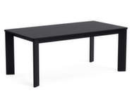 Chisel 630 Extendable Table Rectangular 180x95 cm, black lacquered oak