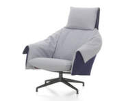 Bascule Lounge Chair Highback, Cento / light lavender / electric blue
