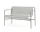 Palissade Dining Bench, sky grey
