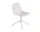 Fiber Side Chair Swivel Base, natural white