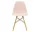 Eames Plastic Side Chair DSW, pale rose