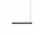 Linear Pendant Lamp 87.2 cm, black