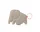 Elephant Key Ring, sand