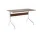 Pavilion AV16 Desk, walnut / charcoal linoleum