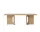 Androgyne Lounge Table, natural oak