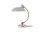 Kaiser Idell™ Luxus Table Lamp, easy grey / brass