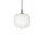 Rime Pendant Lamp Ø18, opal/black