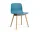 AAC 12 Chair Solid Oak, azure blue