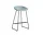 AAS 38 Bar Stool Low Black Steel, dusty blue