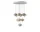 Flowerpot Chandelier VP10 10, grey beige