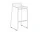 Hee Bar Stool High, hot galvanised