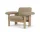 Brasilia Lounge Chair Low Back, Bouclé 02/natural oak