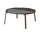 Mix Coffee Table Ø94, dark oiled oak/brown marble