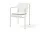Palissade Dining Armchair Seat Cushion, cream white