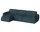 Núvol Sofa 3 Modules With Small Corner and Chaise Longue Left, dust blue