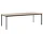 Drip HW117 Dining Table, black/lacquered oak